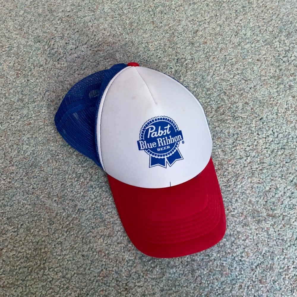Pabst blue ribbon hat
